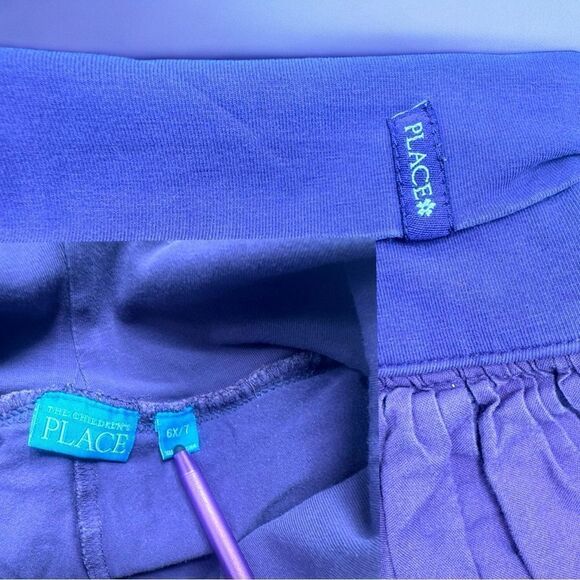 PLACE l Girl’s Purple Skorts l Pleated l 6X/7 VGUC - Picture 4 of 7